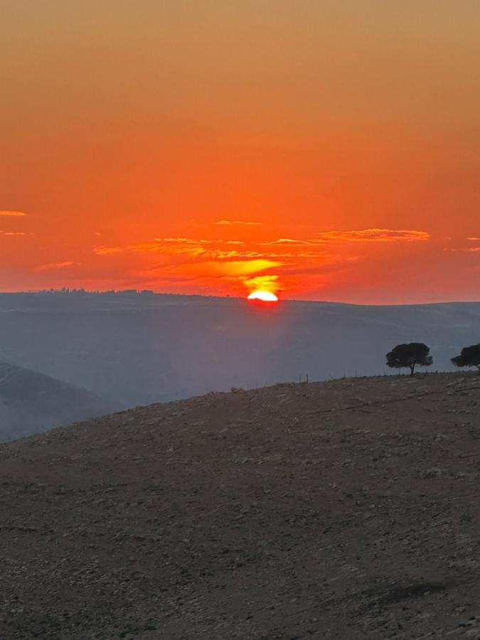 Wadi Al-Wala View Camp Hotell Madaba Exteriör bild